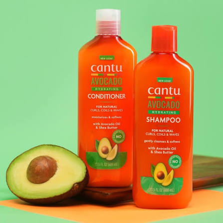 :  شامپو آووکادو کانتو Cantu Avocado Shampoo | تقویت و آبرسانی موی فر و خشک